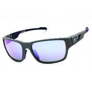 NWT ADIDAS SUNGLASSES SQUARE MEN GRAY/VIOLET EYEWEAR